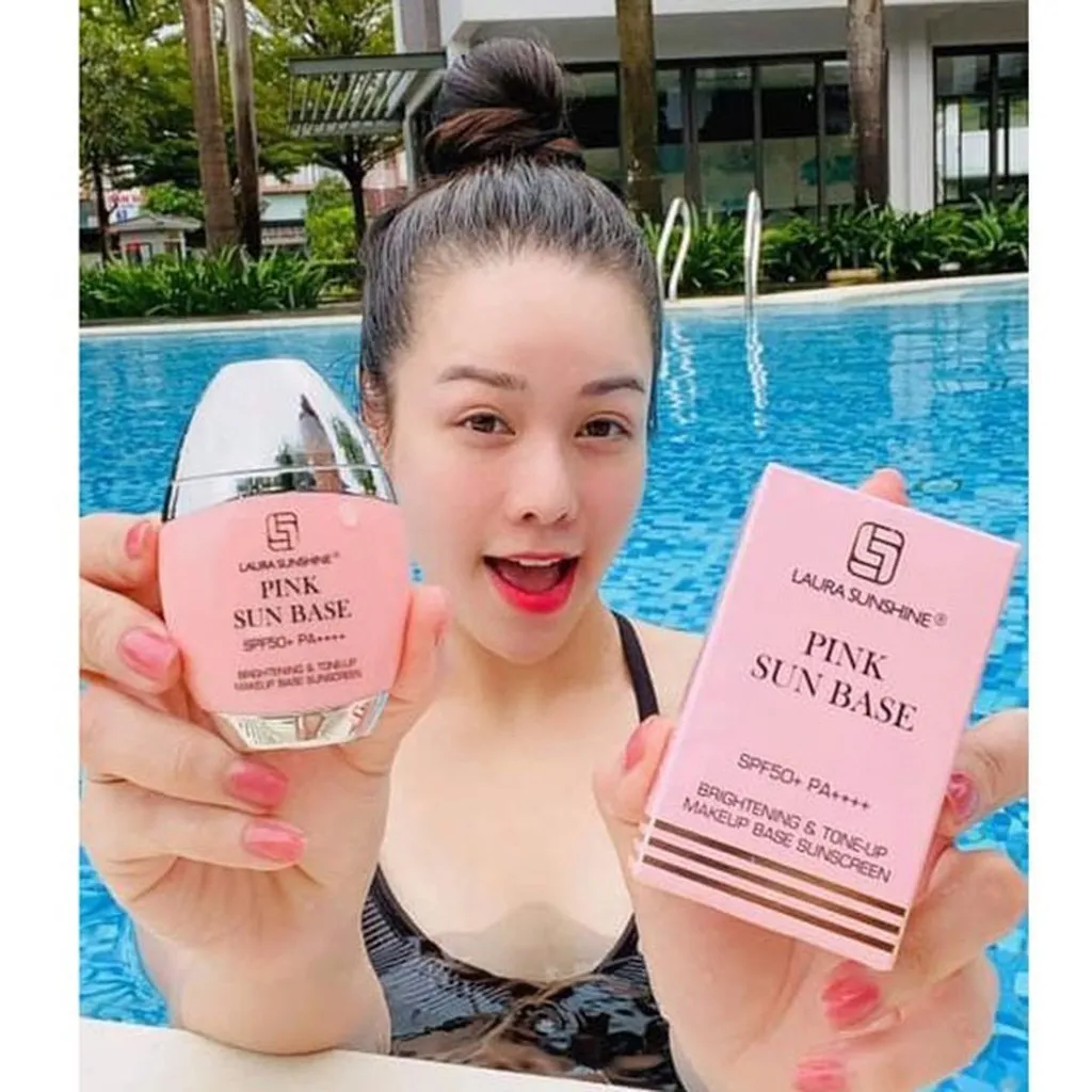 Alternative view of Kem Chống Nắng Hồng Nâng Tone Pink Sun Base 50ml Laura Sunshine