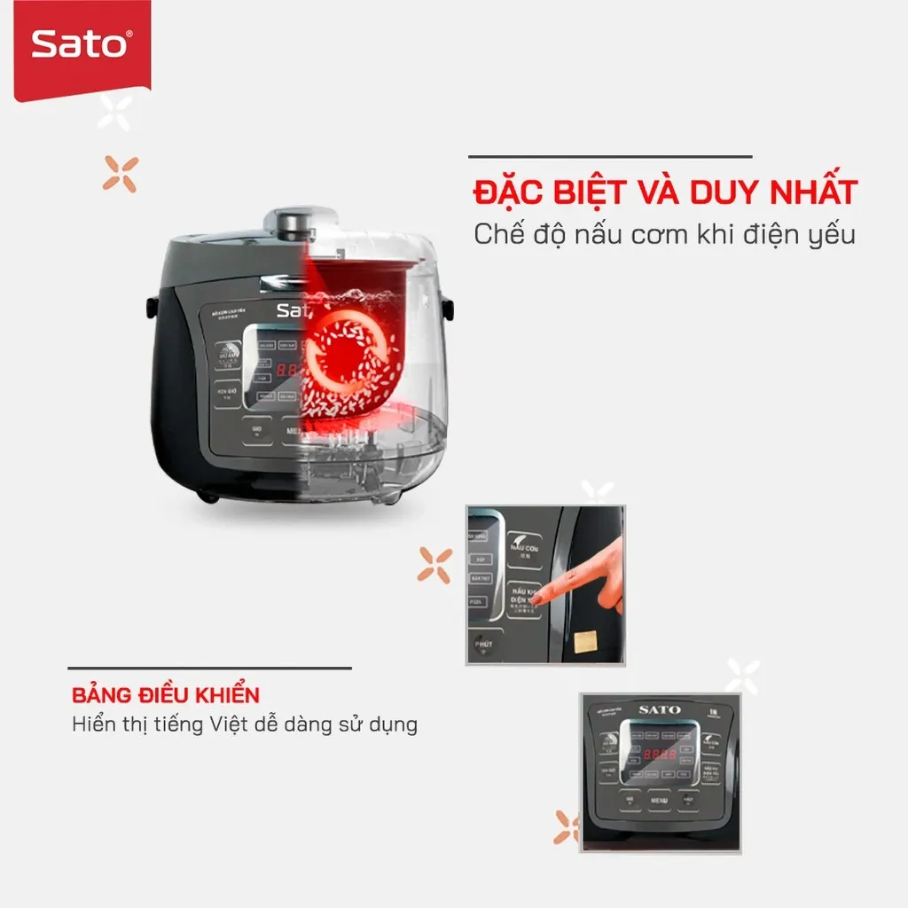 Alternative view of Nồi Cơm Điện Cao Tần 18ct015 1.8l - Sat0