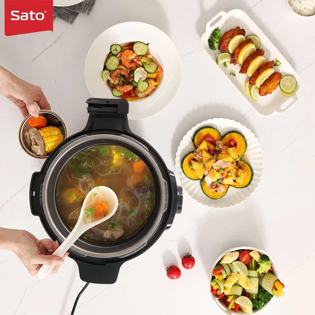 Alternative view of Nồi Áp Suất Đa Năng 6as041.n 6.0l - Sato