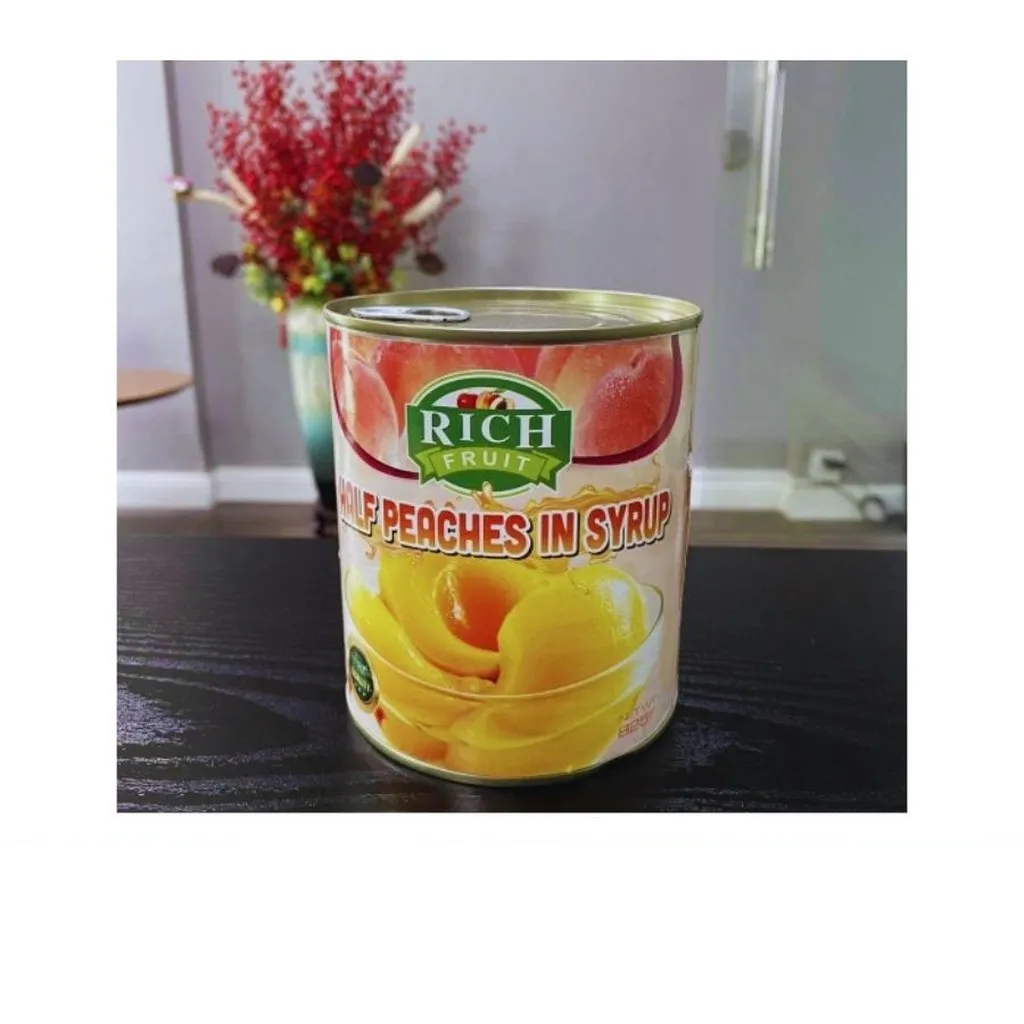 Alternative view of Đào Ngâm Nước Đường Rich 825gr/lon - Minh Ngọc