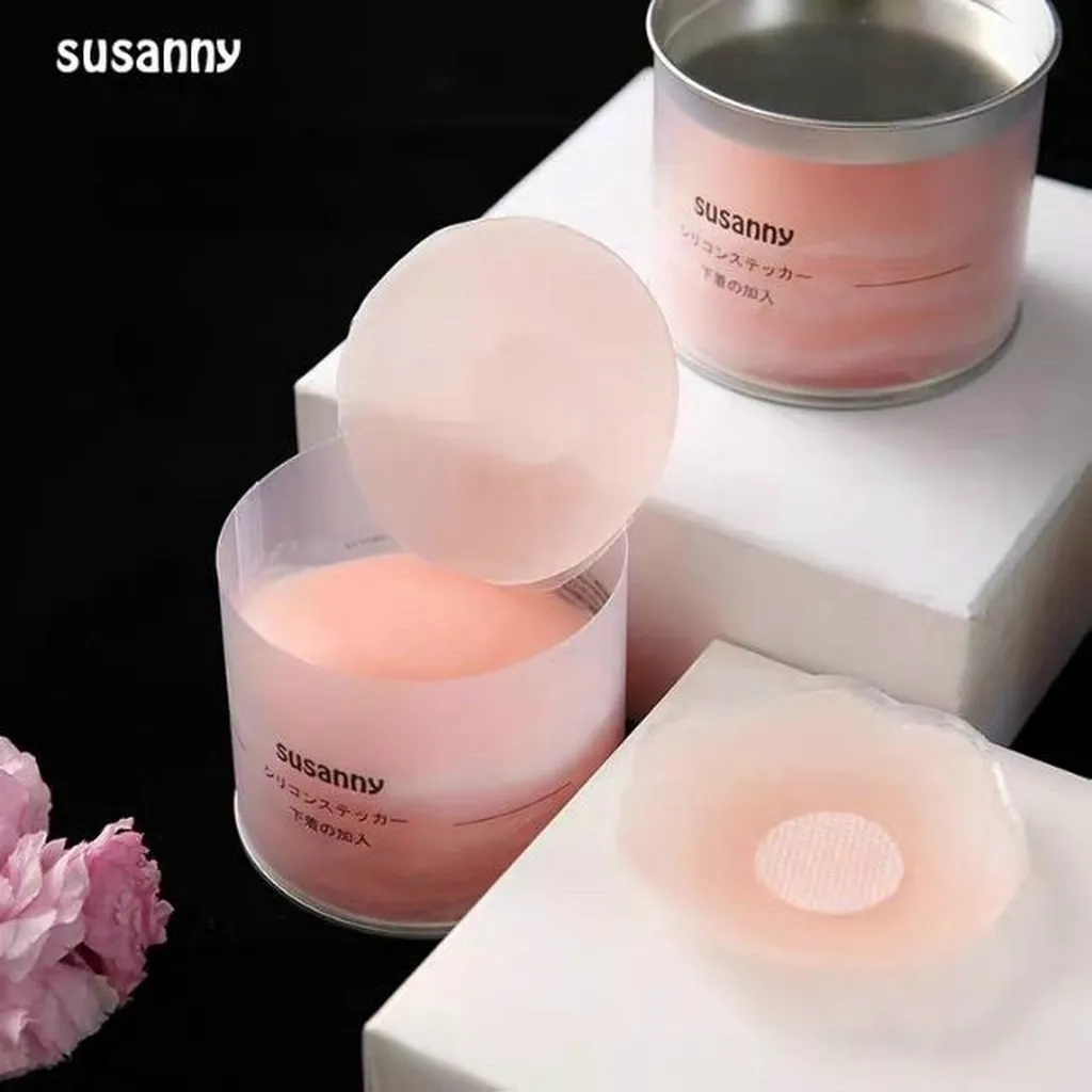 Alternative view of Miếng Dán Ngực Silicon, Hộp 5 Cặp Siêu Dính Tái Sử Dụng Được Nhiều Lần - Happy Fashion Store
