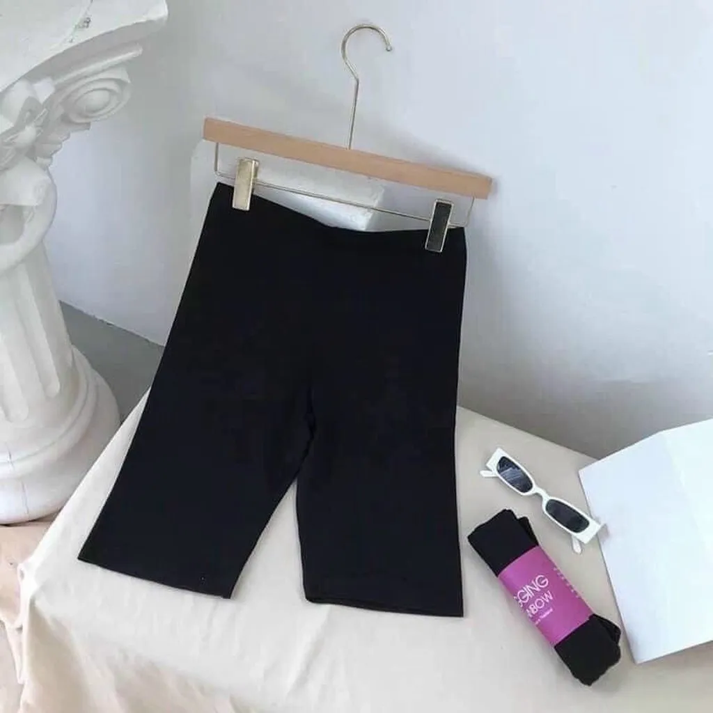 Alternative view of Quần Legging Nữ Lửng Chất Thun Thái, Quần Legging Đùi Cạp Cao Dáng Ôm Mặc Tập Gym, Yoga Ug240 -nana House
