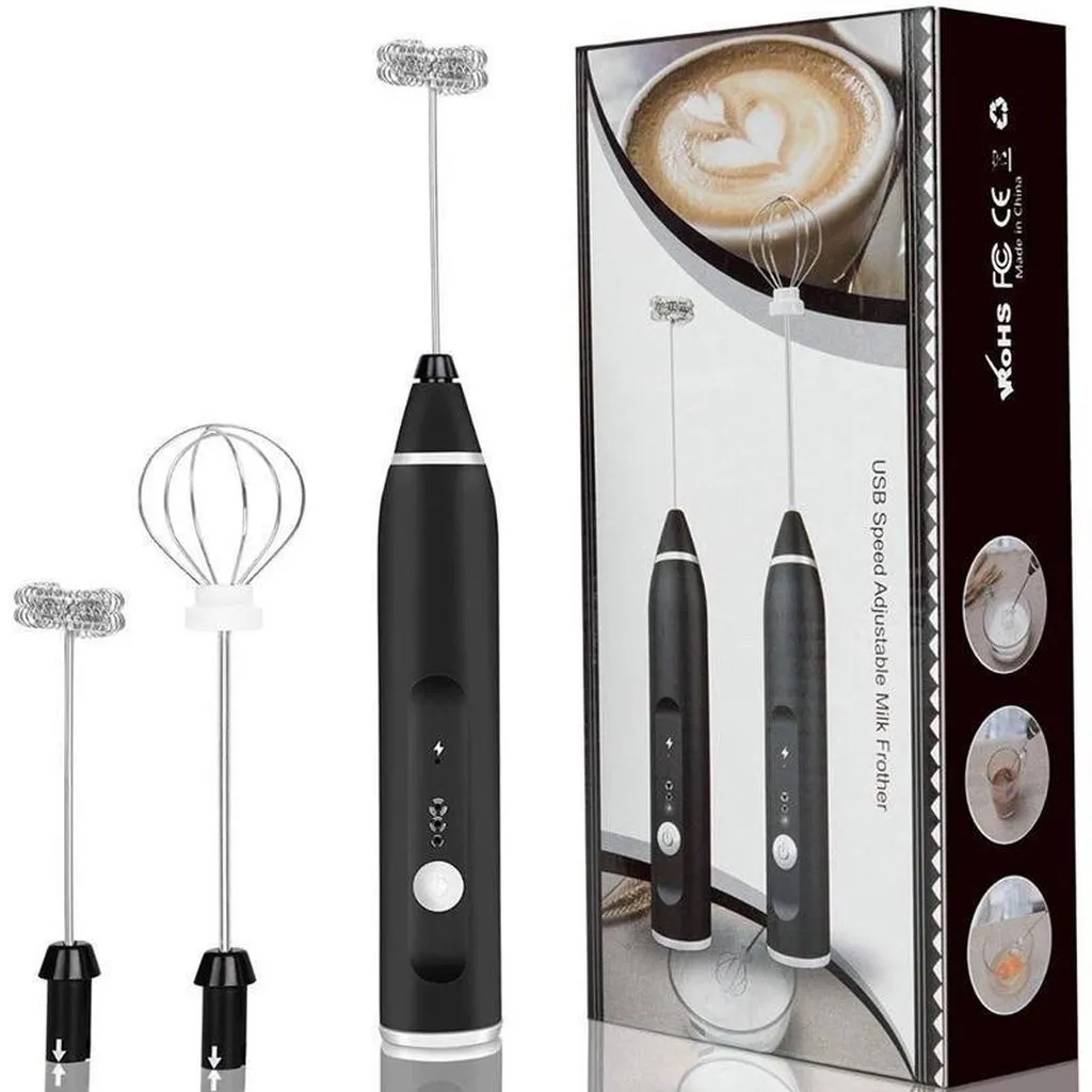 Máy Đánh Trứng, Cafe 2 Đầu Sạc Usb - Su
