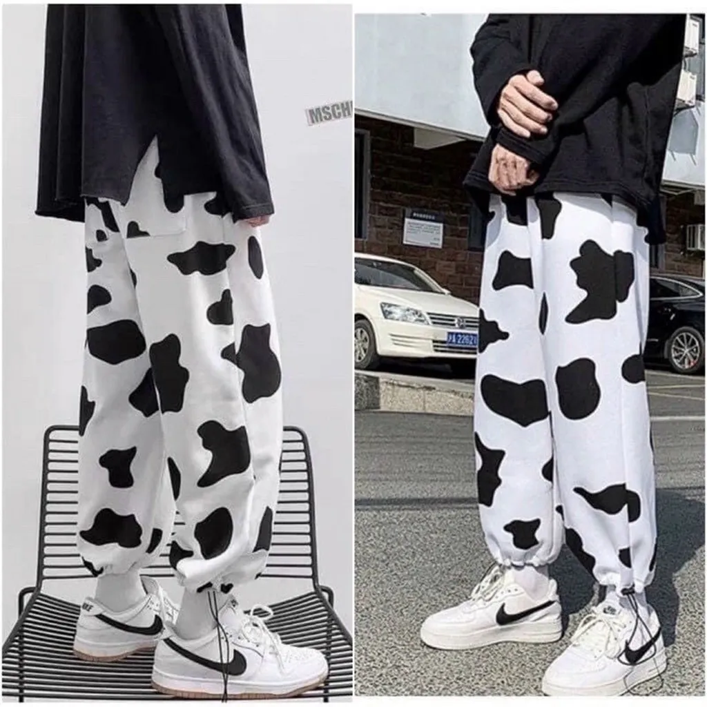 Quần Jogger Bò Sữa Nam Nữ Unisex Thể Thao Phom Rộng Thoáng Mát Tt656 - Nana House