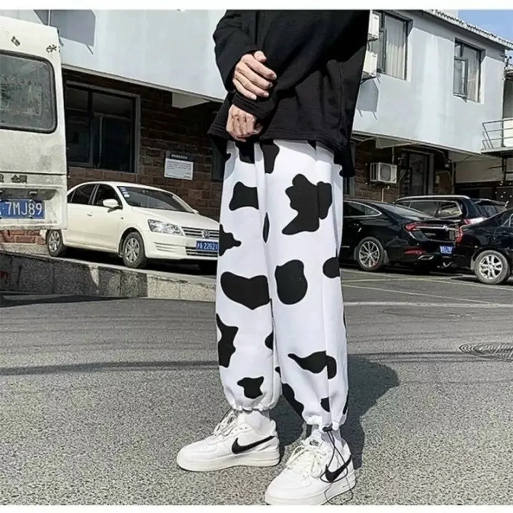 Alternative view of Quần Jogger Bò Sữa Nam Nữ Unisex Thể Thao Phom Rộng Thoáng Mát Tt656 - Nana House