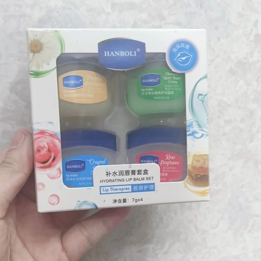 Set 4 Son Dưỡng Ẩm Chống Khô Môi Dành Cho Nam Và Nữ - Nicor Vaseline