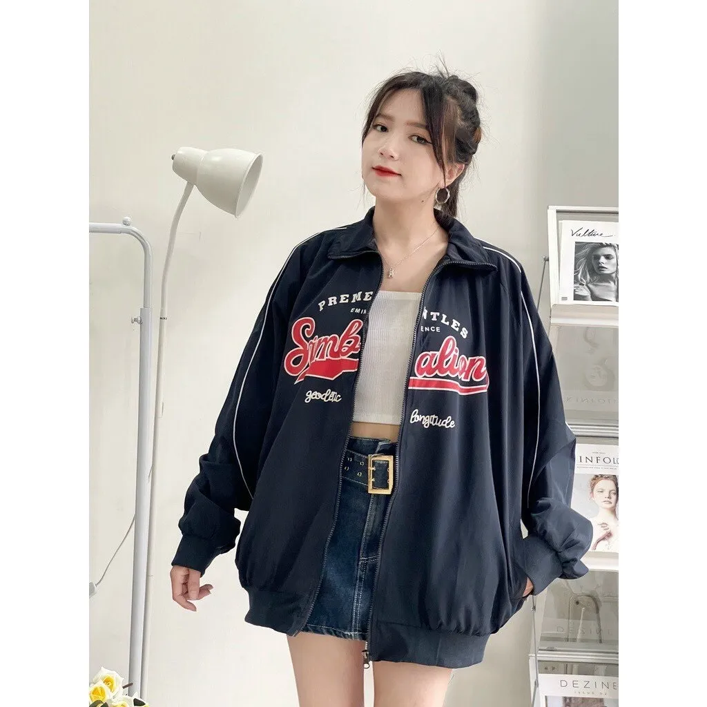 Alternative view of Áo Khoác Dù Nam Nữ Simbalion Jacket Chất Vải Gió 2 Lớp Form Rộng Thời Trang Sht27 - Minh Hà House