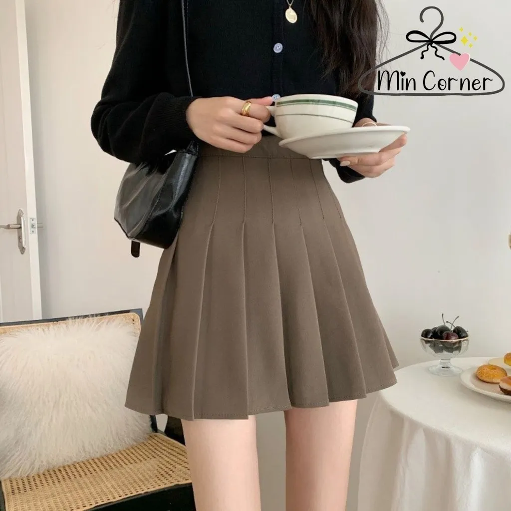 Chân Váy Tenis Xếp Ly Nhỏ Lưng Cao Mv17 - Min Corner