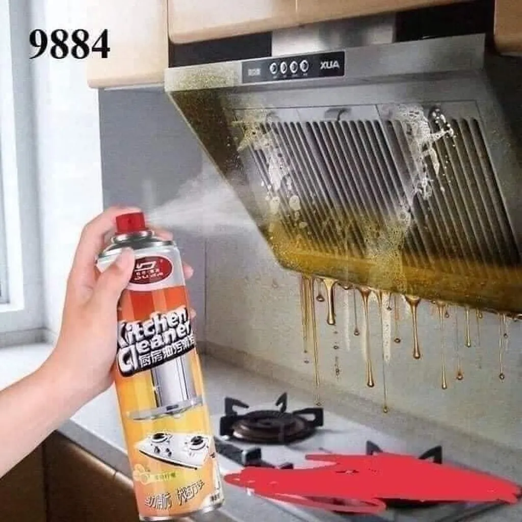 Alternative view of Chai Xịt Tẩy Rửa Bếp Bọt Tuyết Vàng Cam - Kitchen Clean