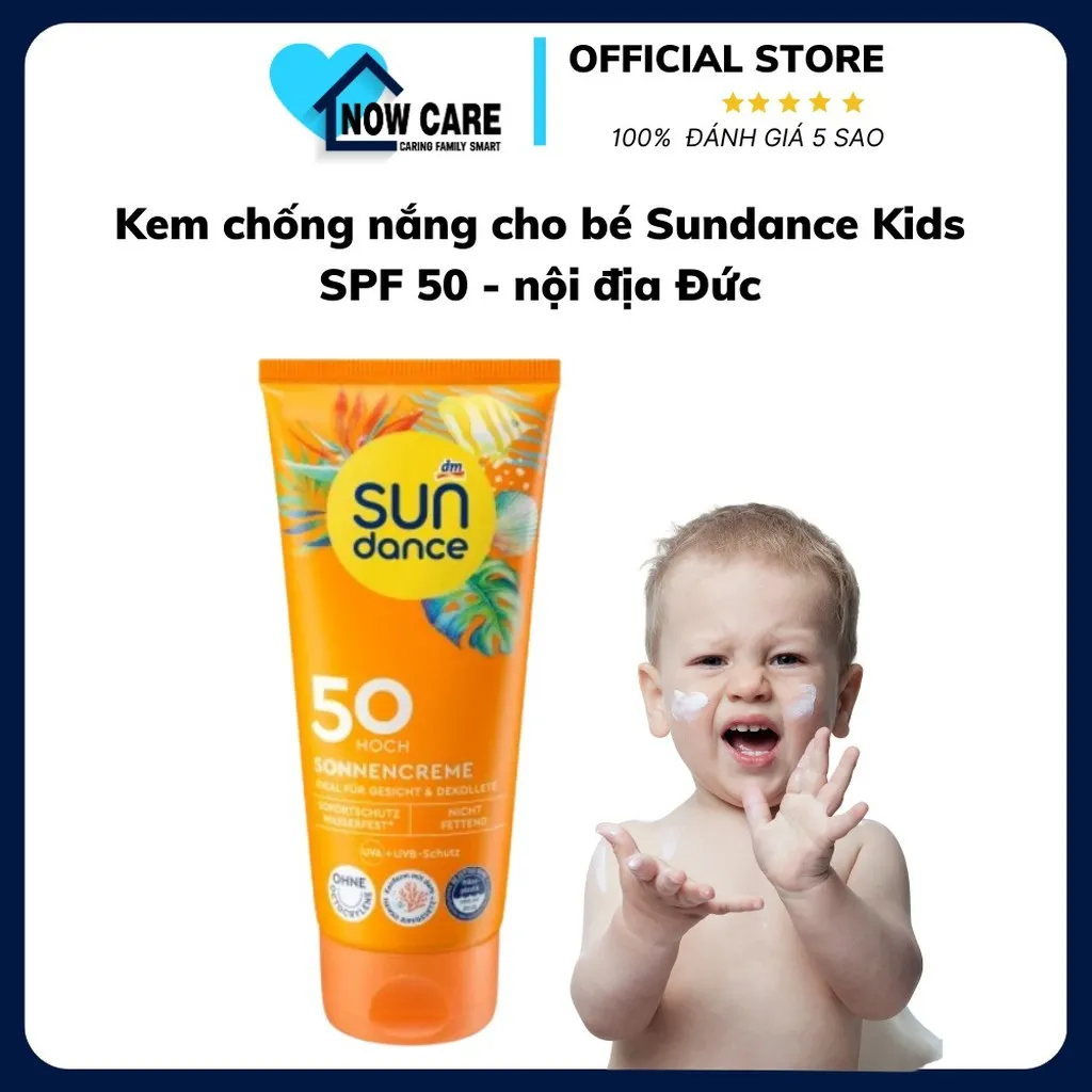 Kem Chống Nắng Trẻ Em Nội Địa Đức Spf Tuýp 100 Ml - Sundance
