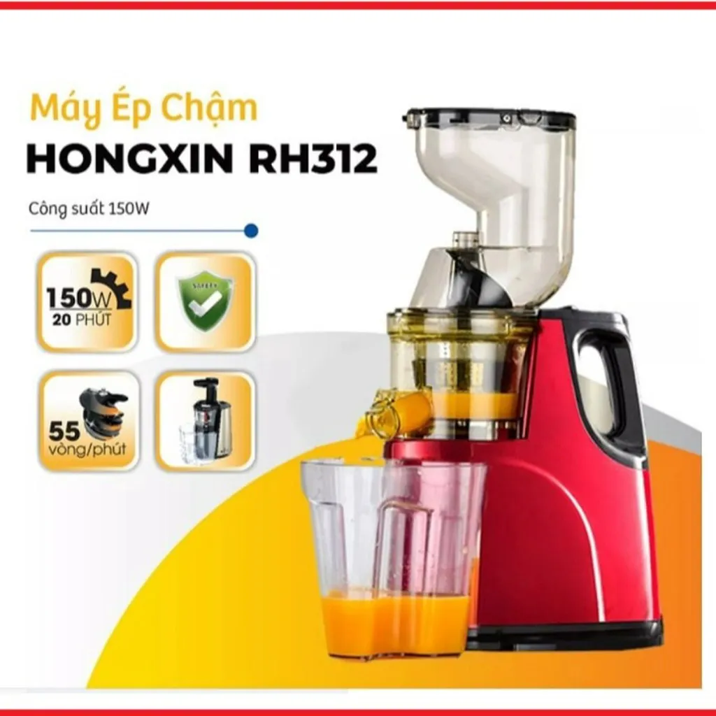 Alternative view of Máy Ép Chậm Hongxin Rh312 Ctb110 - Bechip
