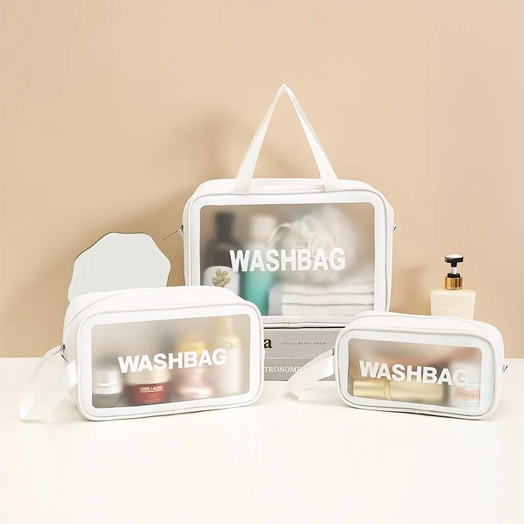 Set 3 Túi Washbag Đựng Mỹ Phẩm Tiện Lợi - Su