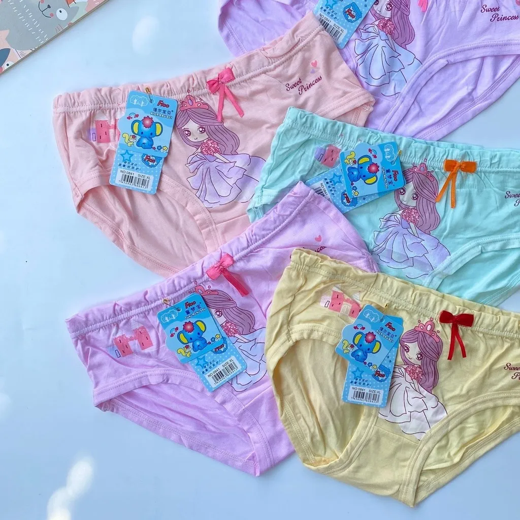 Quần Chip Chéo Bé Gái Phong Cách Dễ Thương Chất Cotton Đẹp Vải Mịn Mát - Happy Fashion Store