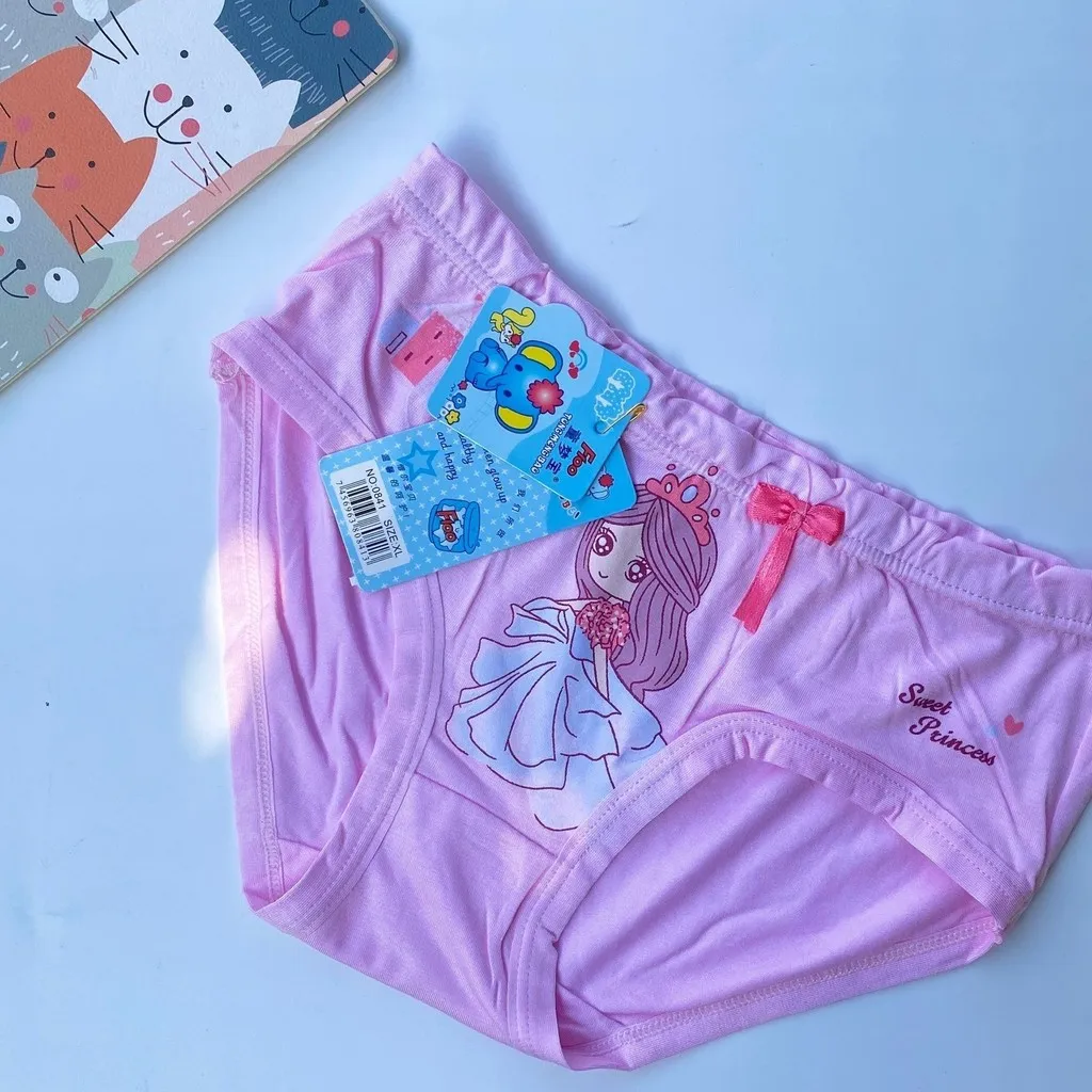 Alternative view of Quần Chip Chéo Bé Gái Phong Cách Dễ Thương Chất Cotton Đẹp Vải Mịn Mát - Happy Fashion Store