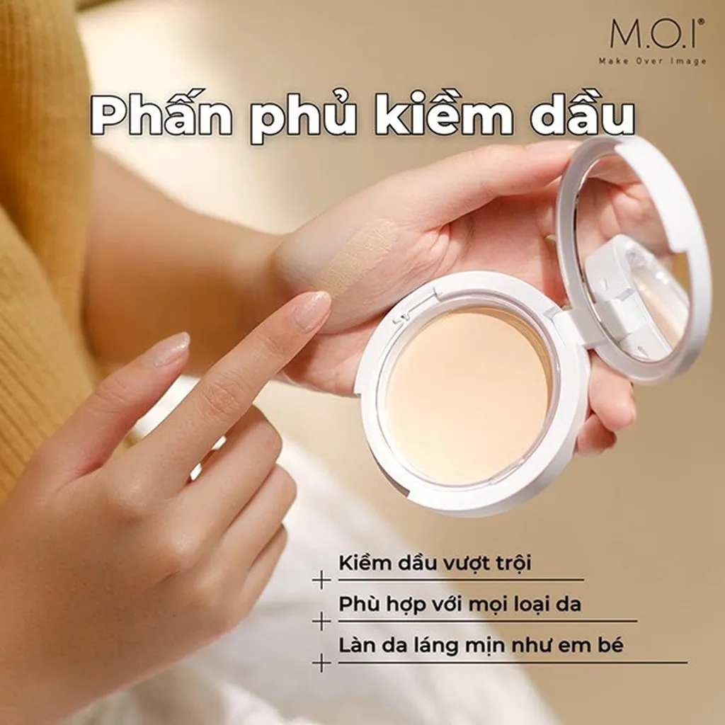 Phấn Phủ Dạng Nén Baby Skin Powder 10g - Moi