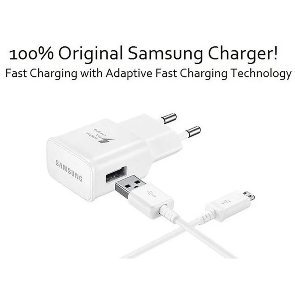 Alternative view of Bộ Sạc Nhanh Samsung Cổng Micro - Silver