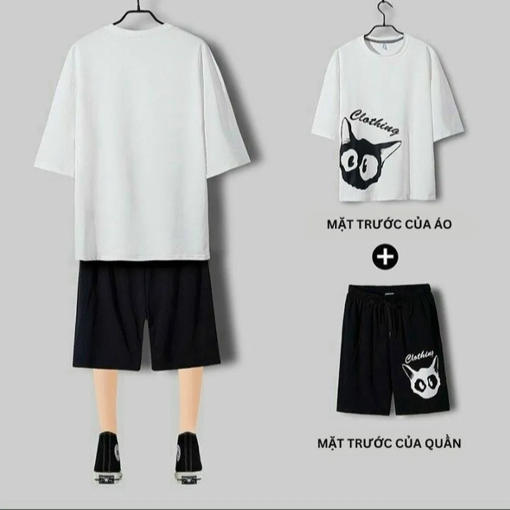 Alternative view of Đồ Bộ Thể Thao Nam Nữ Unisex Hình Cáo Thoáng Mát – Ausa House