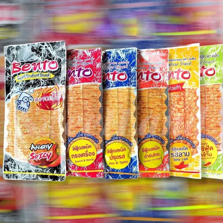 Gói Lớn Mực Bento Thái Lan Đủ Màu - Đồ Ăn Vặt - Minh Ngọc