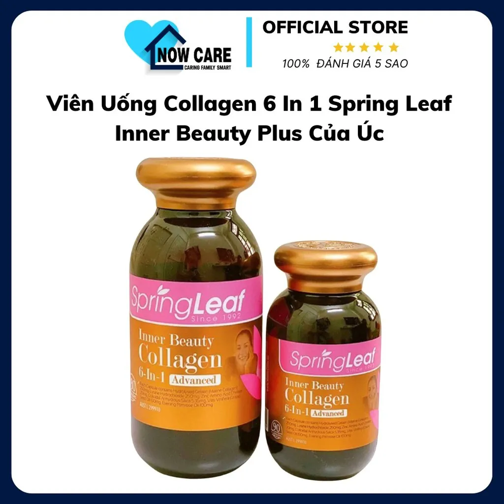 Viên Uống Collagen 6 In 1 Spring Leaf Inner Beauty Plus Úc - Homart