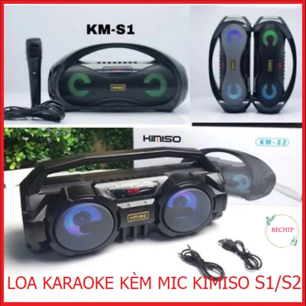 Loa Karaoke Bluetooth Tặng Kèm Micro Hát Misiko S1 Ctb197 - Bechip