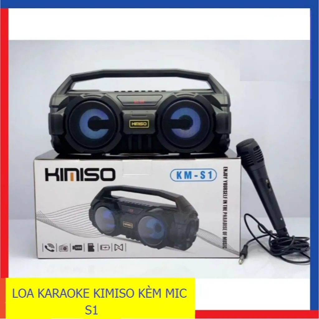 Alternative view of Loa Karaoke Bluetooth Tặng Kèm Micro Hát Misiko S1 Ctb197 - Bechip