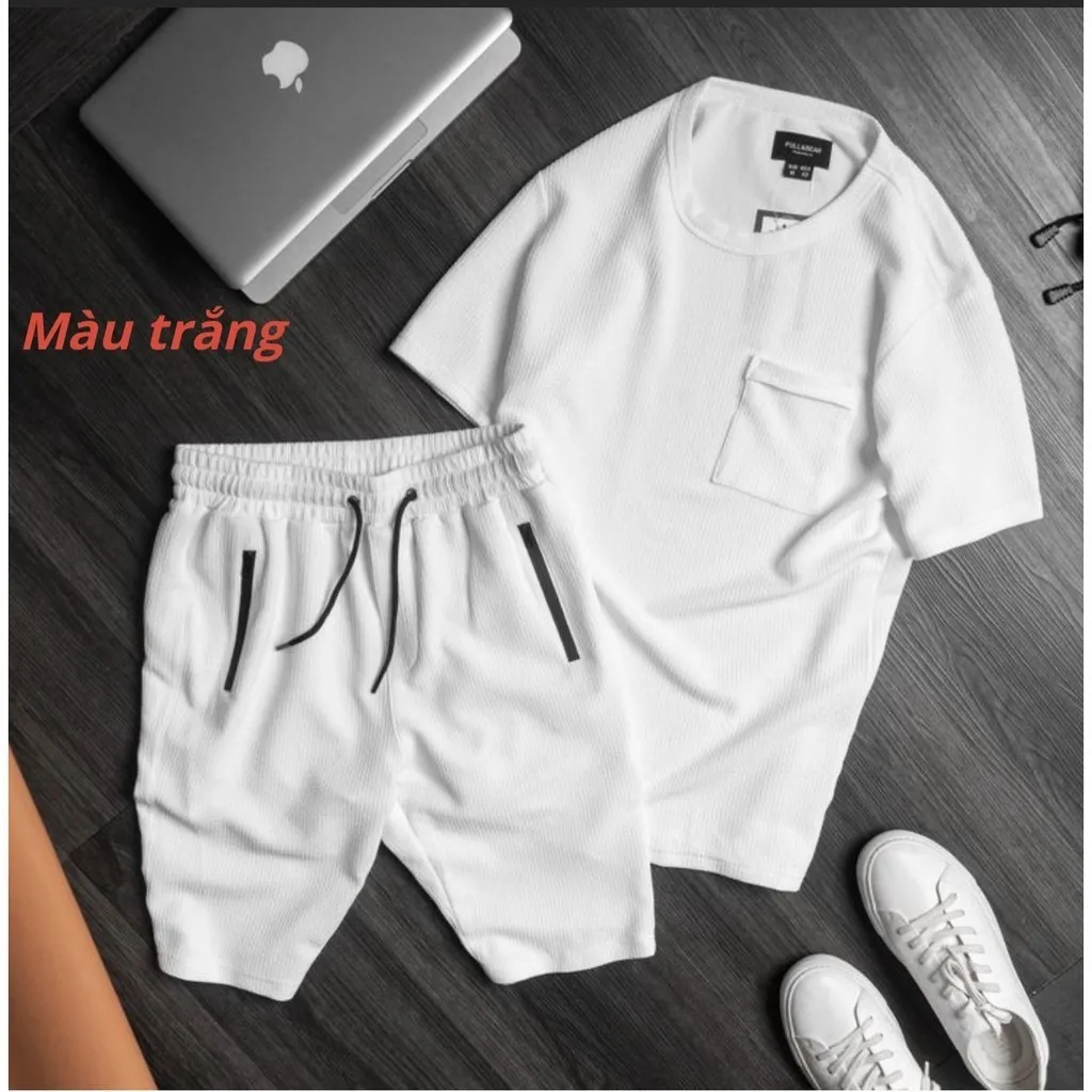 Alternative view of Bộ Quần Áo Thể Thao Nam Cộc Tay Chất Cotton Xốp Thái Mềm Mịn Thoáng Mát Mặc Nhà Đi Chơi Tj05 - Tomijun.vn