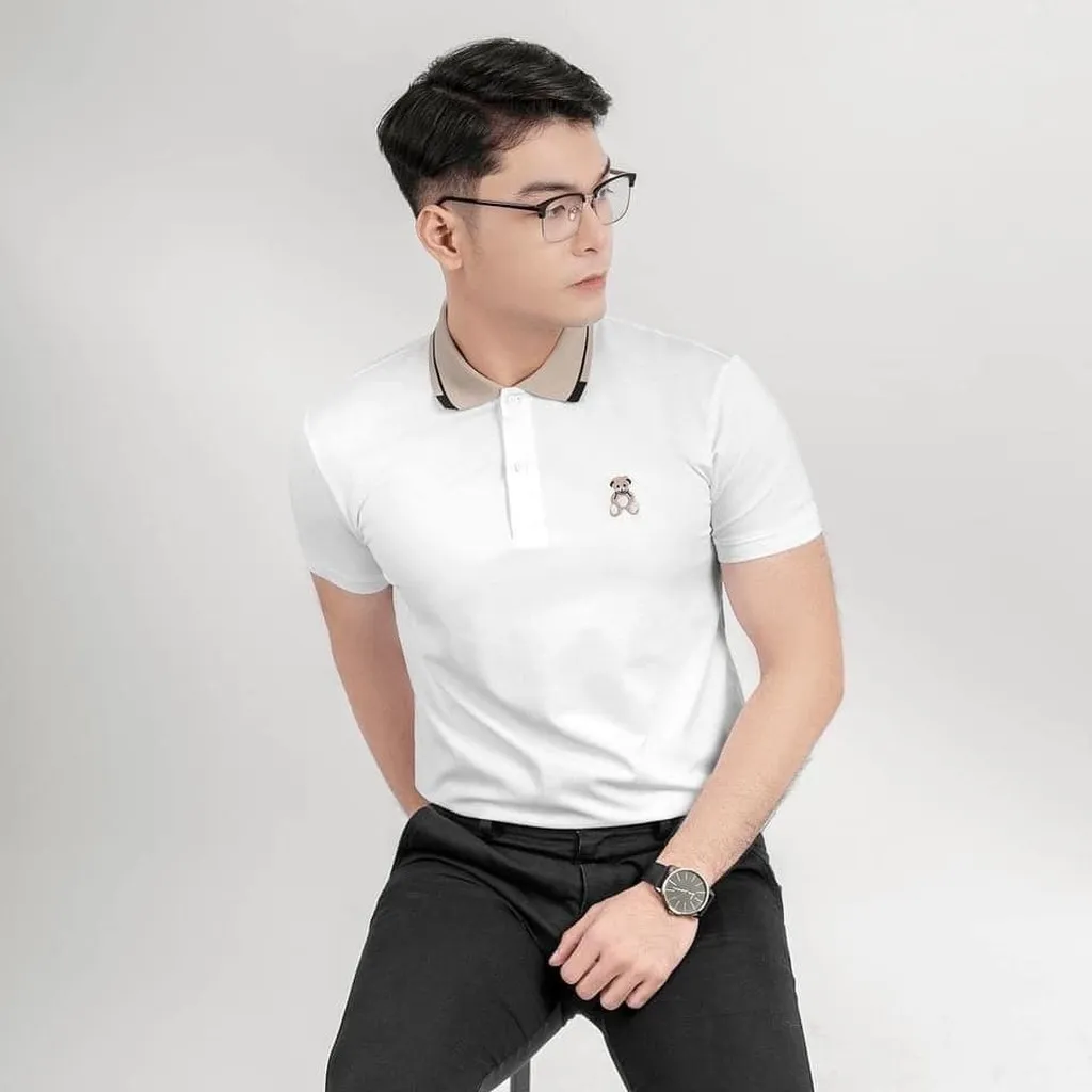 Alternative view of Áo Thun Nam Gấu Cổ Bẻ Teader, Áo Polo Nam Chất Vải Cá Sấu Cotton Mềm Mịn Chuẩn Form Siêu Đẹp Tj07 - Tomijun.vn