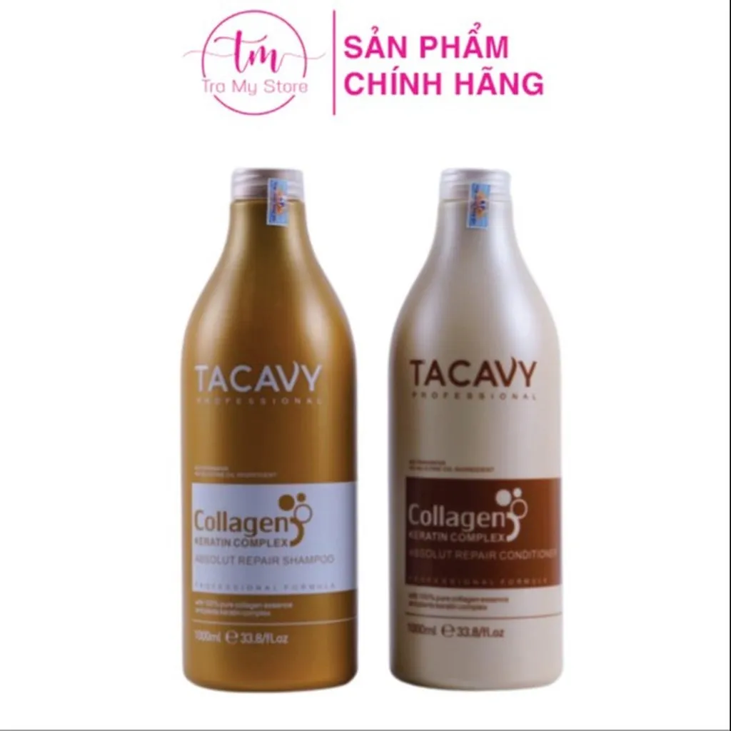 Cặp Dầu Gội Xả Tacavy 1000ml - Tacavy