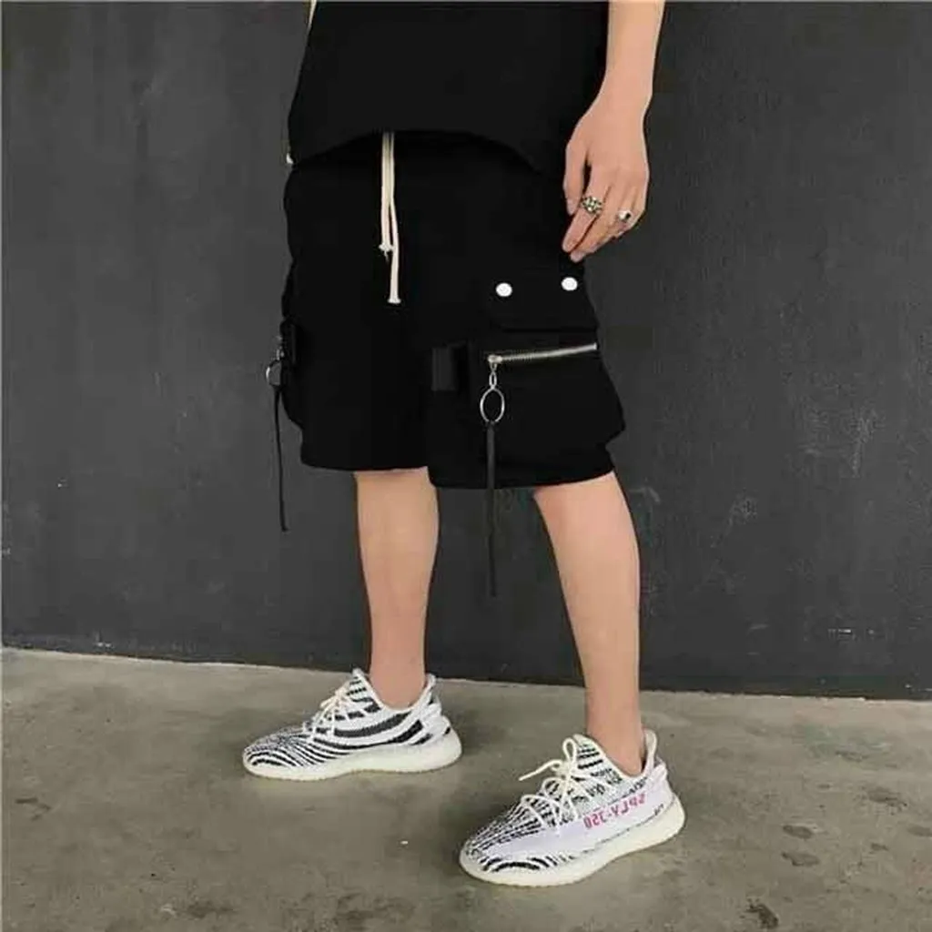 Quần Short Nam Kaki Túi Khóa Móc Tròn - Ausa House