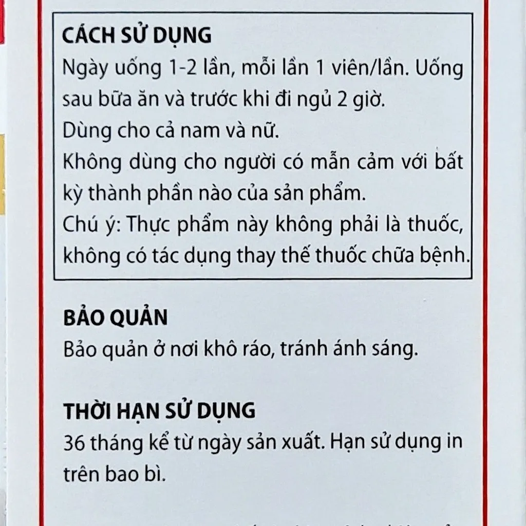 Alternative view of Viên Uống Giảm Tiểu Đêm An Tiểu Đêm Vương Thận Khang Meripharm Hộp 30 Viên