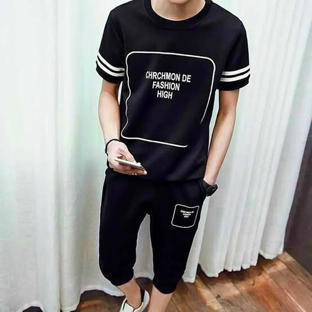 Alternative view of Đồ Bộ Thể Thao Nam Nữ Unisex Chrchmon De Fashion High - Ausa House