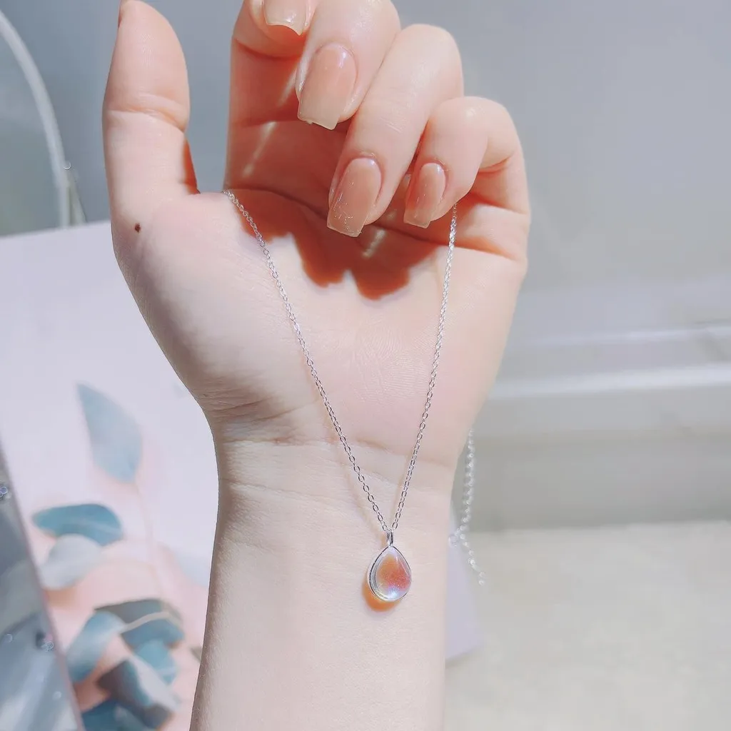 Dây Chuyền Giọt Nước Đính Đá Có Thẻ Hóa Đơn Hàng Cao Cấp - Thắng Giang
