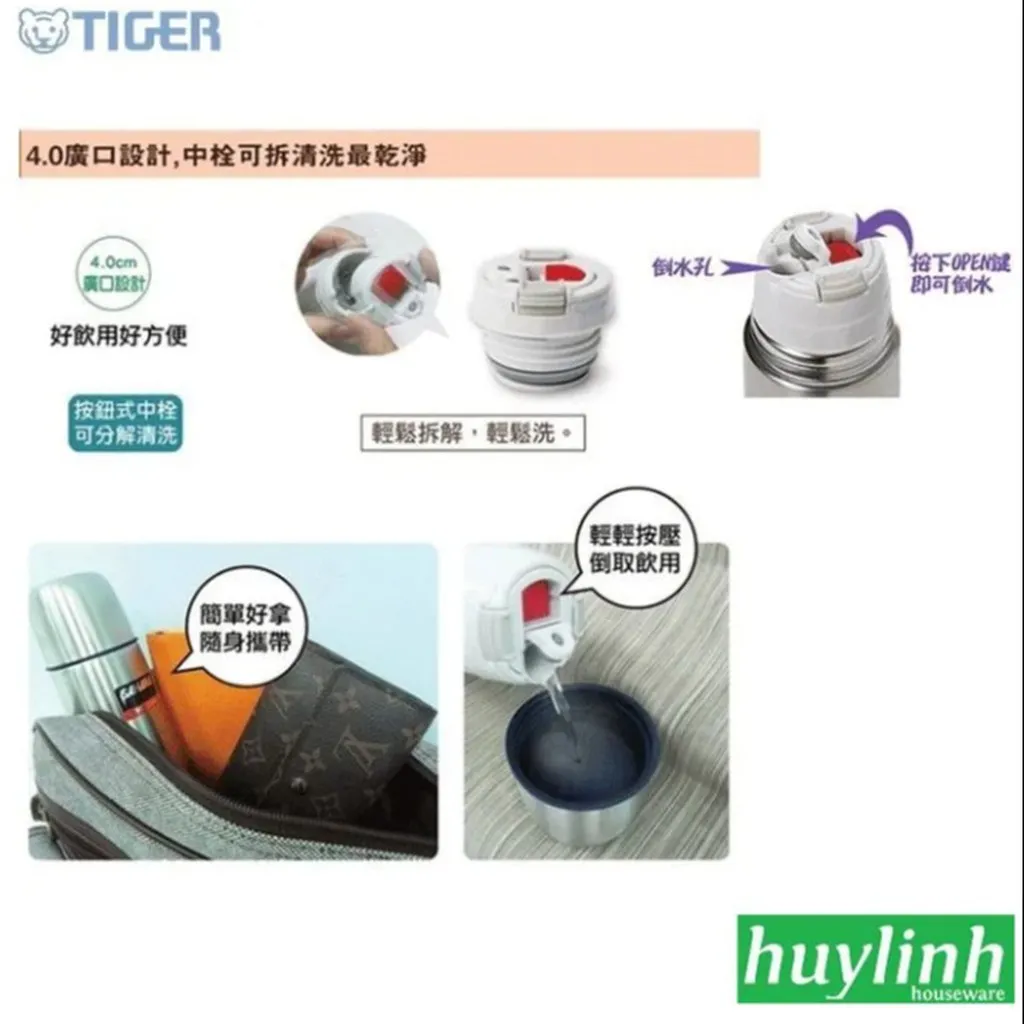 Alternative view of [hcm]bình Lưỡng Tính Msc-b050 (0.5l) - Tiger