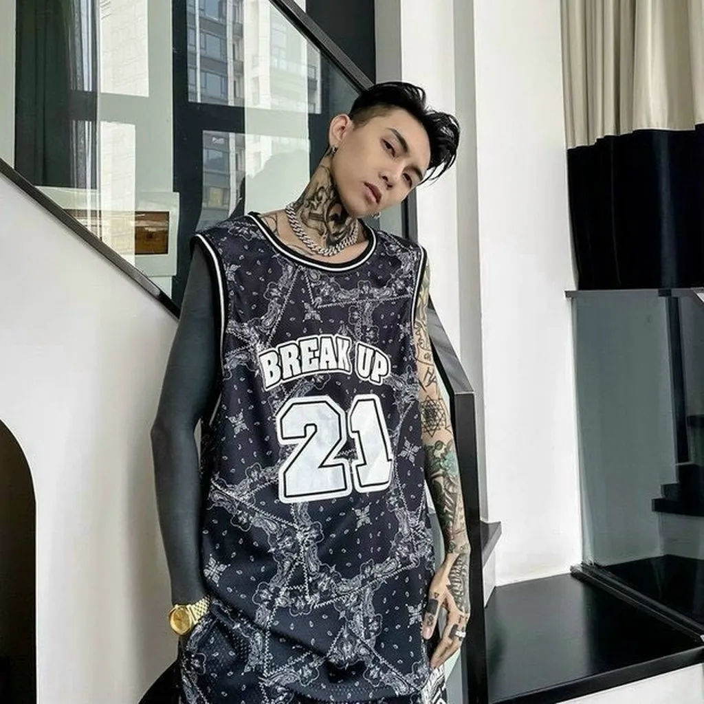Alternative view of Đồ Bộ Thể Thao Nam Nữ Unisex Bóng Rỏ Break Up 21 - Ausa House