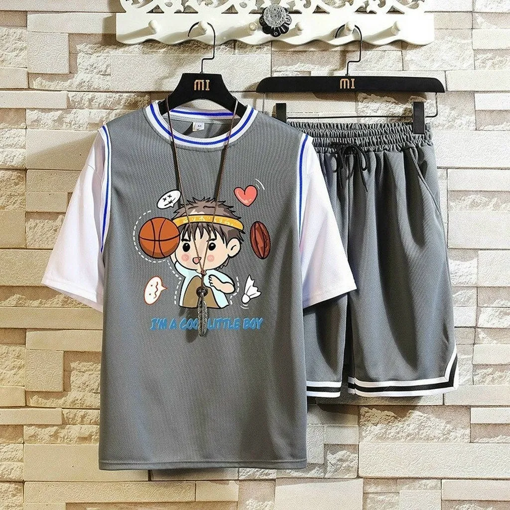 Alternative view of Đồ Bộ Thể Thao Nam Nữ Unisex Little Boy - Ausa House