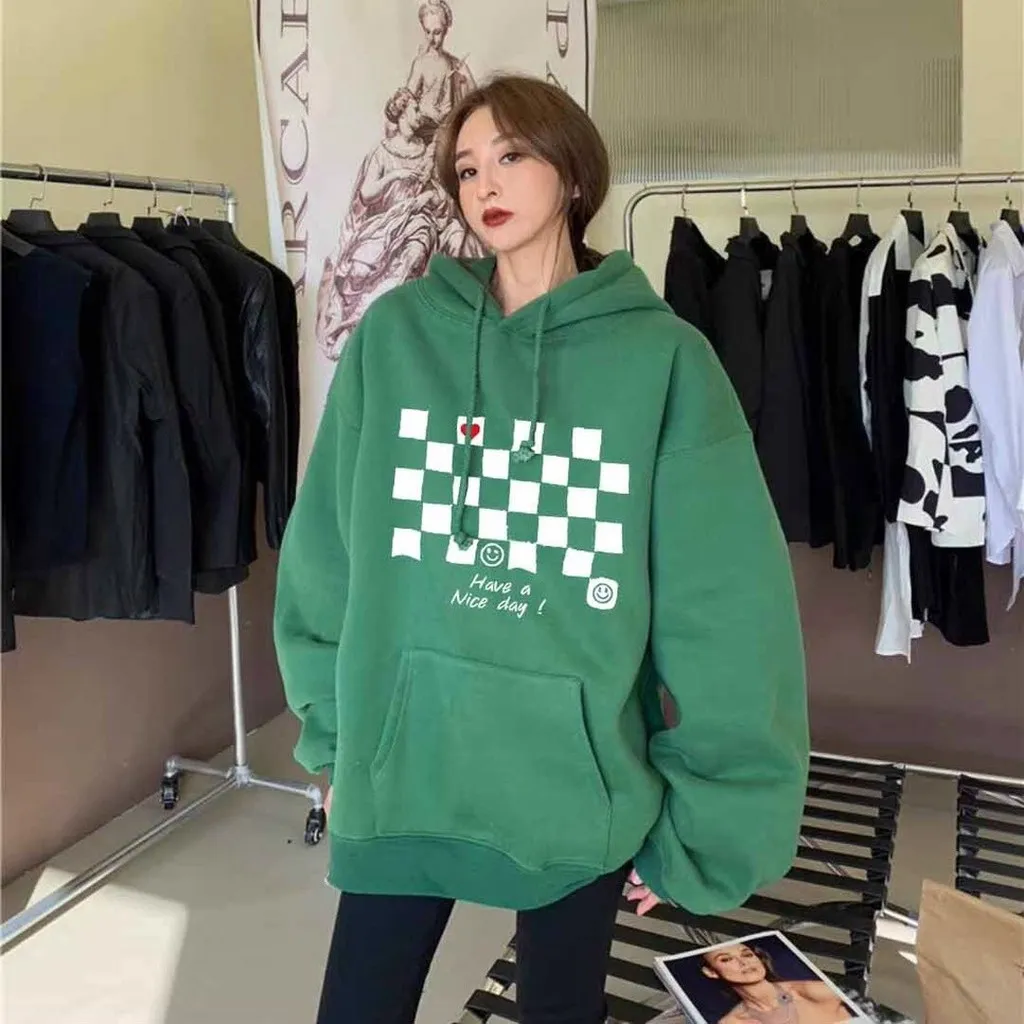 Alternative view of Áo Thun Hoodie Nam Nữ Unisex Bàn Cờ - Ausa House