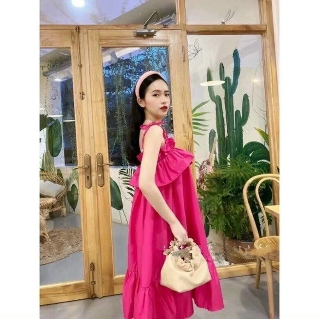 Alternative view of Đầm Babydoll Hai Dây Xinh Xỉu Dễ Thương V470 - Haka Mây