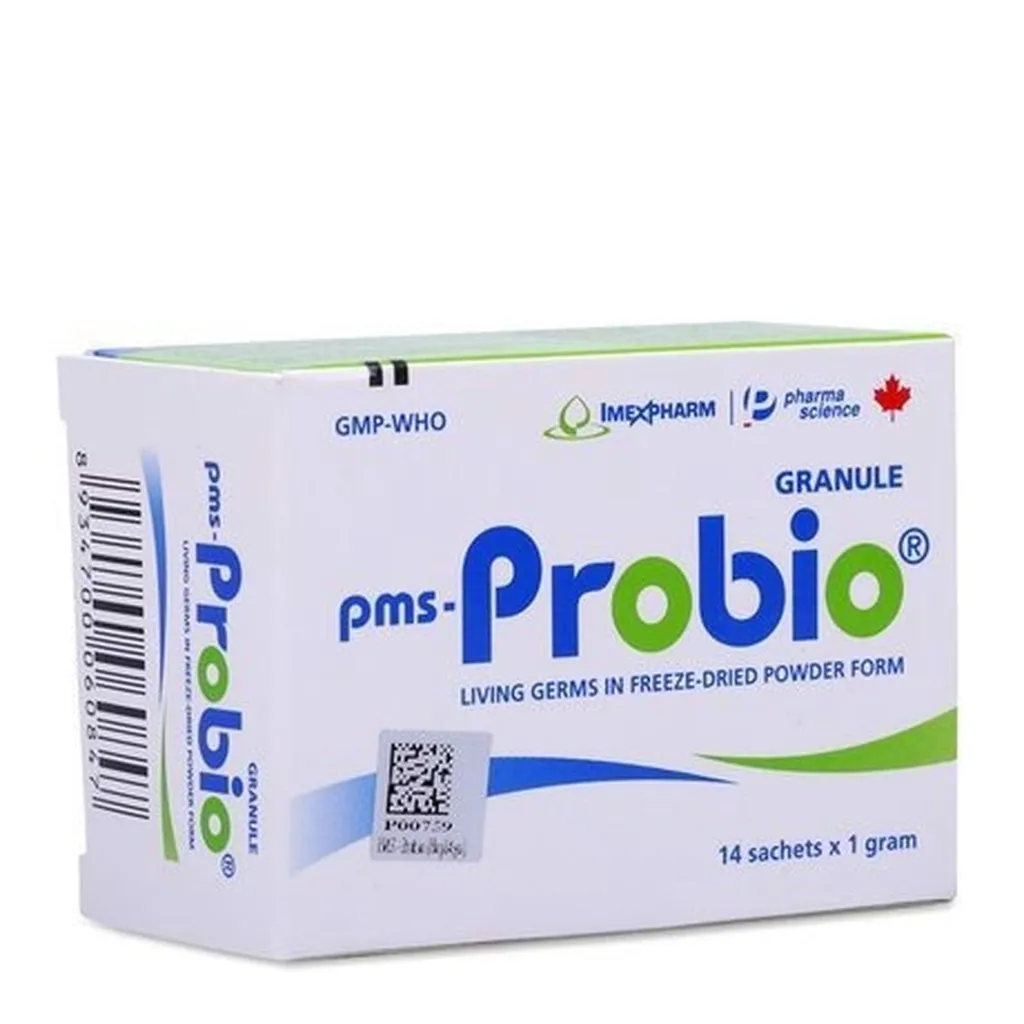 Alternative view of Men Tiêu Hoá Probio Imp Tăng Hệ Vi Sinh Đường Ruột, Giảm Đau Bụng Đầy Hơi Hộp14 Gói - Imexpharma