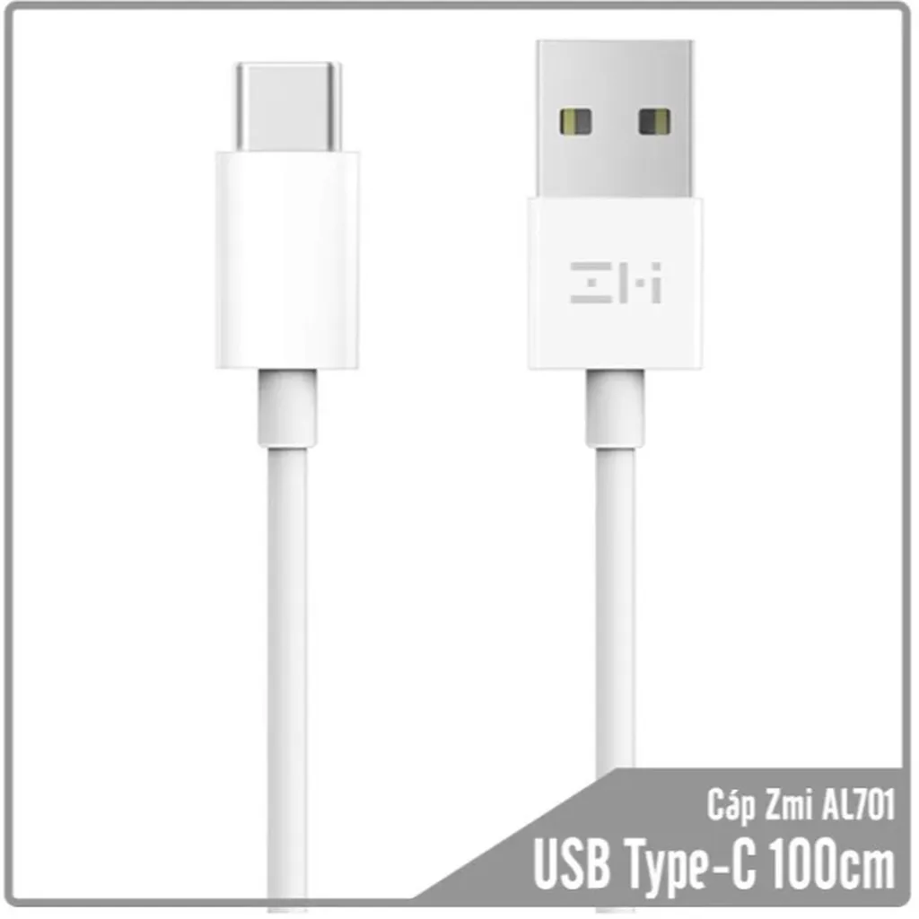 Cáp Sạc Usb Type-c Zmi Al7011m-trắng - Xiaomi