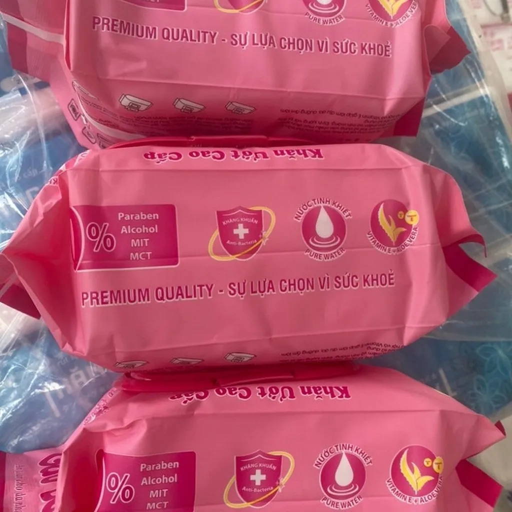 Alternative view of Khăn Ướt Gấu Dâu Hồng 250gram - Su