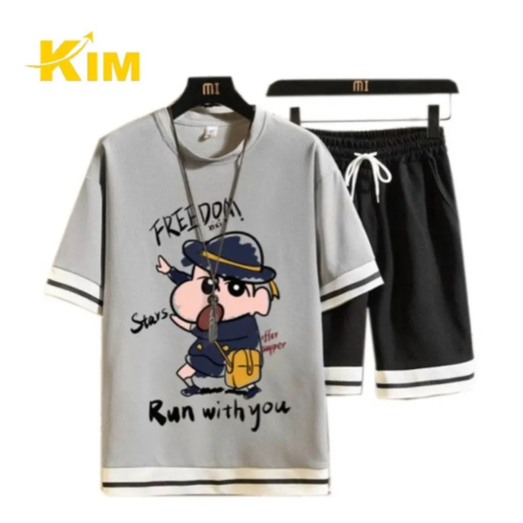 Alternative view of Đồ Bộ Thun Nam Nữ Cao Cấp Chất Vải Mềm Mịn Mát Chữ Freedom - Kim