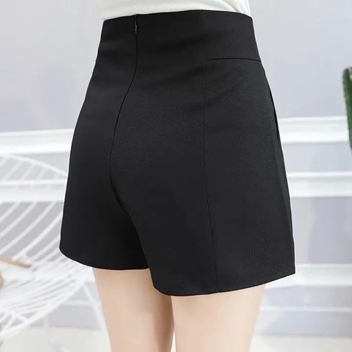 Alternative view of Quần Đùi Nữ, Quần Đùi Có Khóa Sau Chất Tuyết Mưa Loại 1