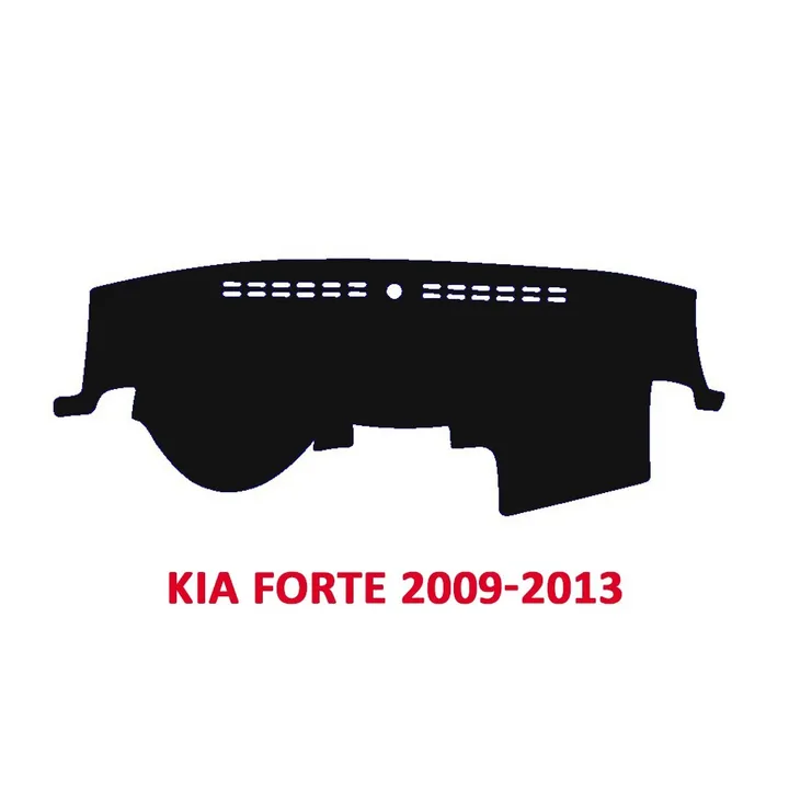 Thảm Taplo Dành Cho Xe Kia Forte 2009-2013 Chất Liệu Nhung, Da Carbon, Da Vân Gỗ