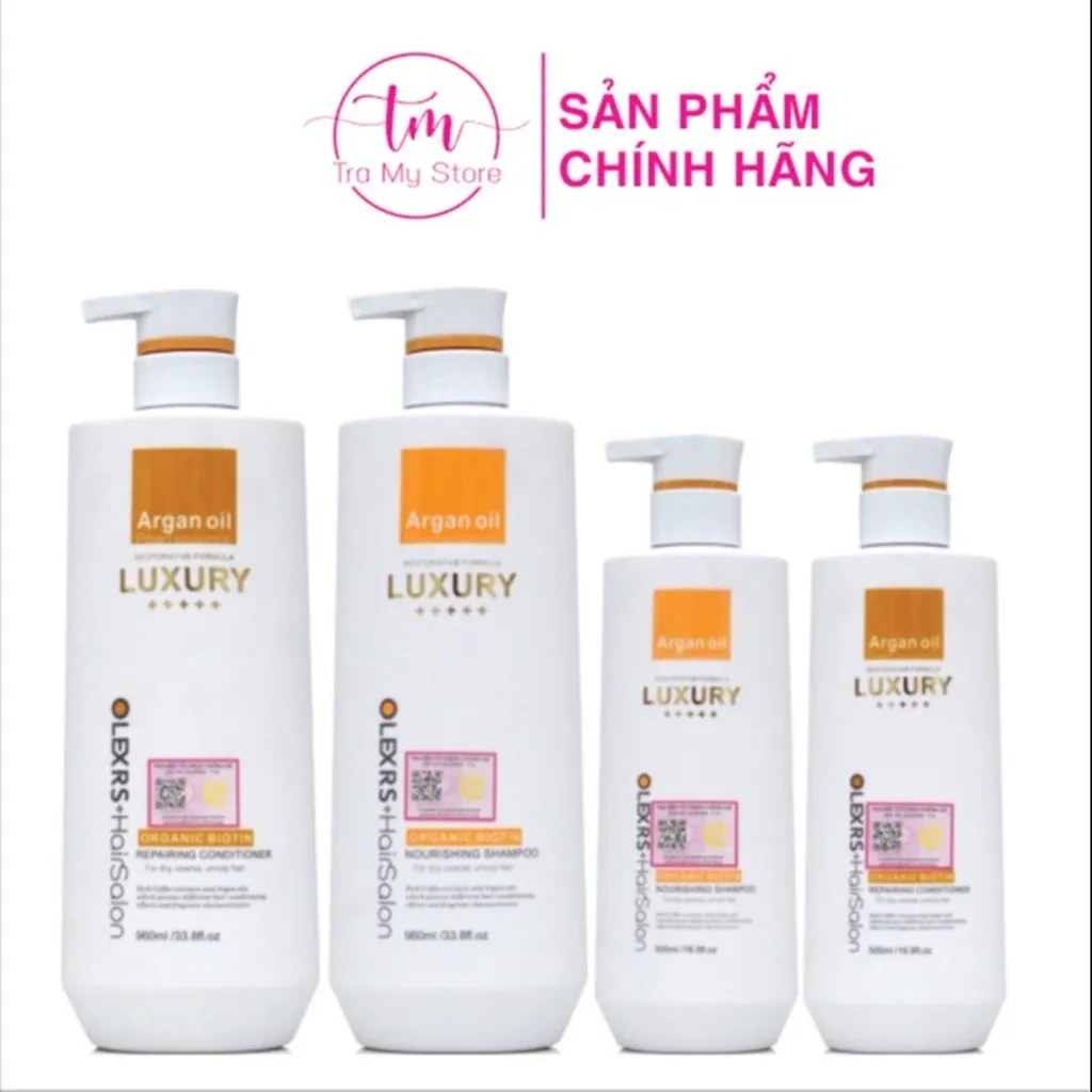 Dầu Gội Xả Phục Hồi, Chống Rụng Tóc Olexrs Hair Salon Luxury 500 - 960ml - Olexrs
