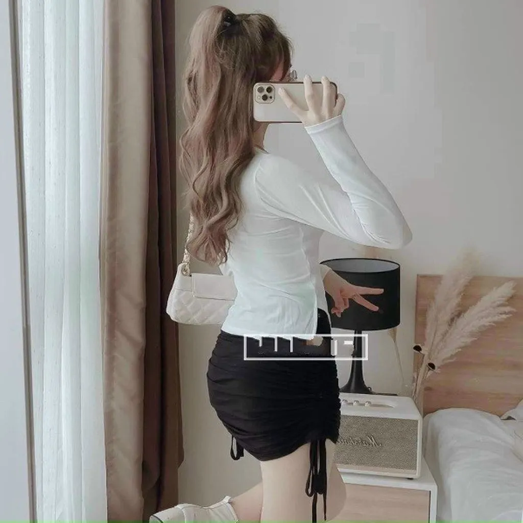 Alternative view of Set Váy Áo Lai Nhọn - Cloudy Dress