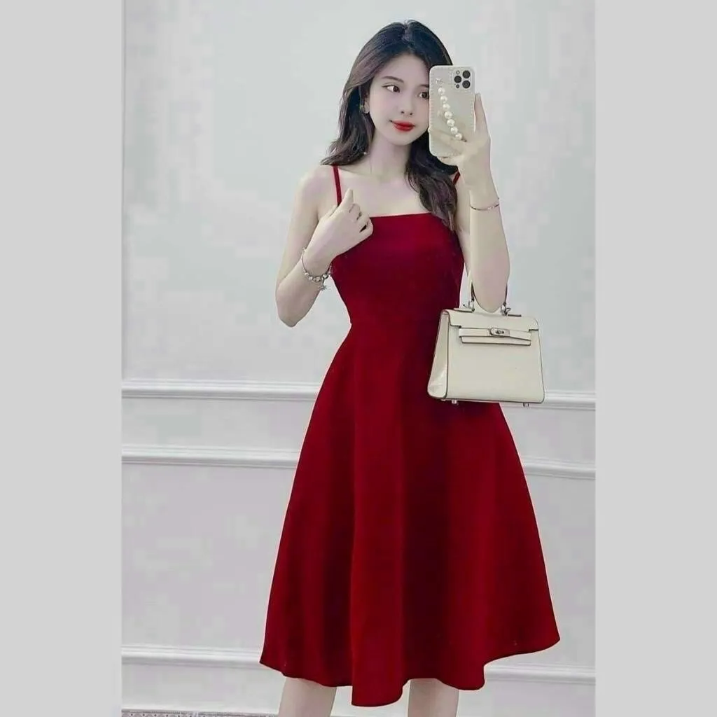 Alternative view of Set Áo Khoác Vest Kèm Đầm (có Phụ Kiện) V24 - Cloudy Dress