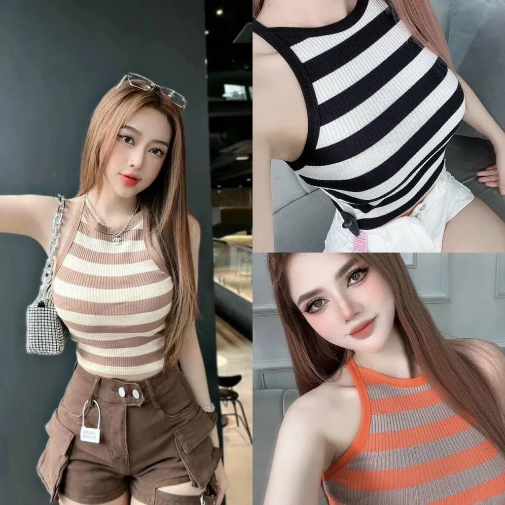 Áo Yếm Nữ Sát Nách, Áo Yếm Thị Mầu Biến Hình Cực Hot Slcxa134 - Chipxinhxk