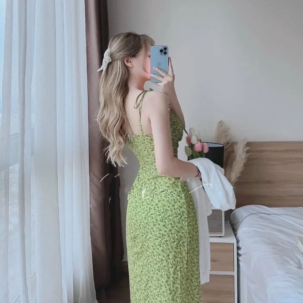 Alternative view of Đầm Hoa Kèm Khoác V51 - Cloudy Dress