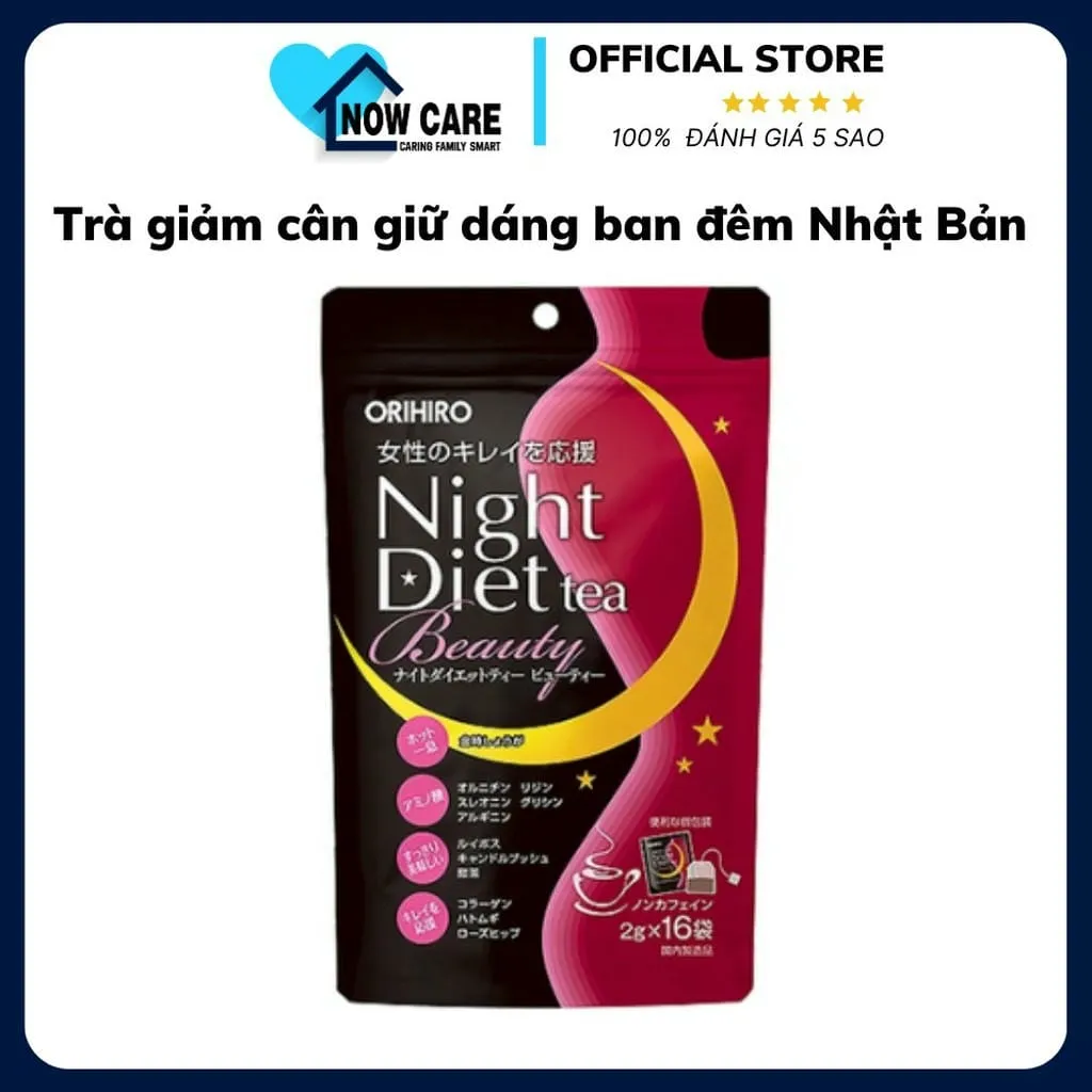 Trà Hỗ Trợ Giảm Cân Giữ Dáng Ban Đêm Nhật Bản - Orihiro