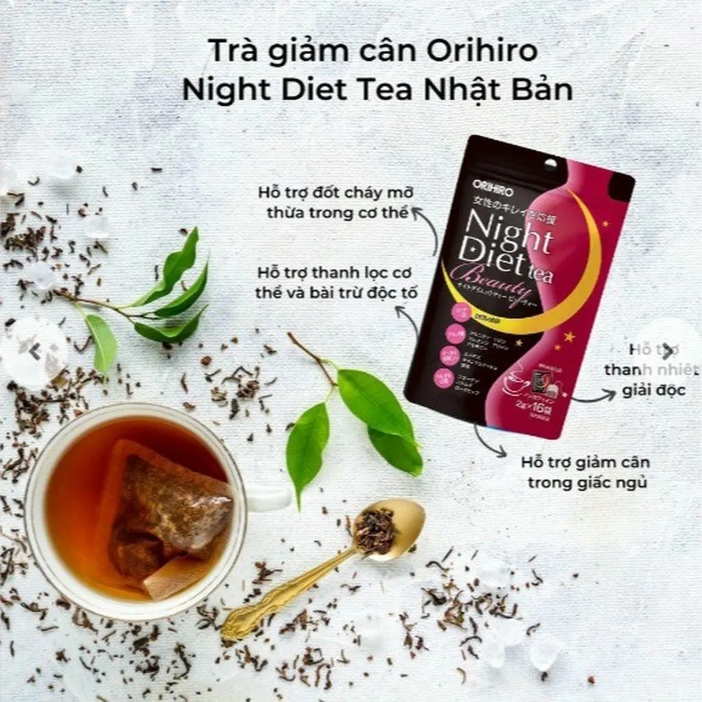 Alternative view of Trà Hỗ Trợ Giảm Cân Giữ Dáng Ban Đêm Nhật Bản - Orihiro